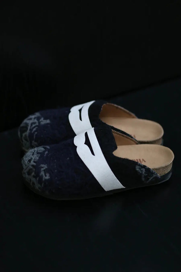 Vitelli clogs PFW23_VIT057-M9 black/navy blue PV12